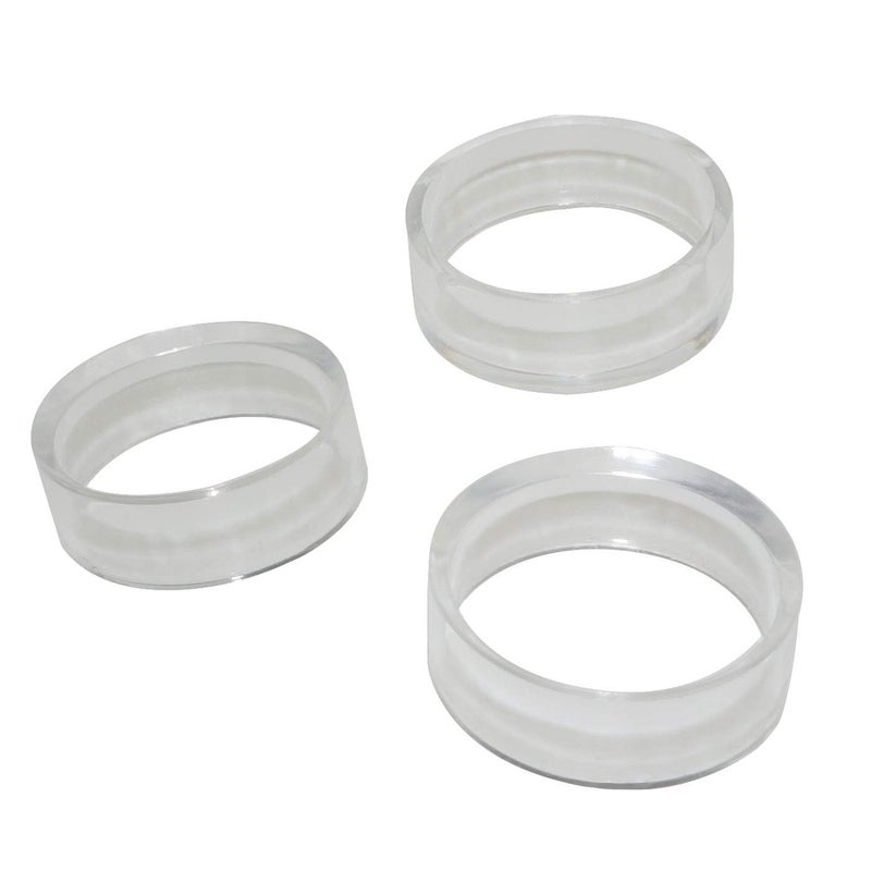 IFAMIO 20 Pcs Round Baseball Stands 1.25 Inch Clear Ring Acrylic Display Holders for Golf Ball, Baseball, Softball, Tennis Ball, Spheres, Marbles, Collections - Image 5